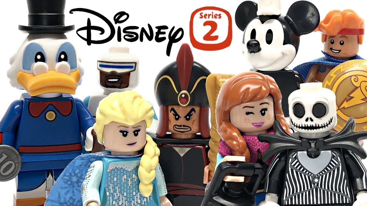 Disney lego minifigures series 2 list